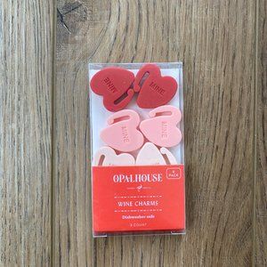 Opalhouse | Heart Wine Charms | NWT